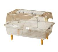 Hamster Cage Hamster cage transparent acrylic spacious double door integrated design