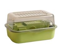 Hamster Cage Hamster cage transparent panoramic luxury villa double-layer pet supplies(Green)