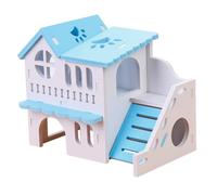 Hamster Cage Hamster House Hideout Pet Animal Toys Villa Hideouts Two Layers Houses Animals Gerbil