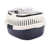 Hamster Cage Hamster Travel Portable Parrot Cage with Handle for Young Guinea Pigs Mini Gerbil(Black)
