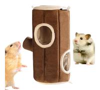 Hamster Cage Hideaways, Guinea Bed | Small Animal Tube Cage House | Tube Cage House for Small Animals, Warm Hamster Bed, Guinea Tunnel House, Double Sided Velvet, Warm Fleece, Adorable Shape for