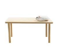 Hamster Cage Holder - Wooden Toy for Small Animals - Wooden Hamster Play Structure - for Birds, Degus, Ferrets, Squirrels, Chinchillas, Dutch Rabbits, Hedgehogs