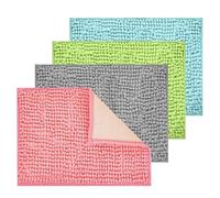 Hamster Cage Liner | 4-Piece Soft Absorbent Reusable | Small Animal Bedding for Bunny - for Potty Training Play Rest Chinchilla Ferret Mouse Indoor Playpens