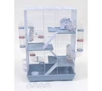 Hamster Cage, Little Zoo Harriet With Tubes, Blue