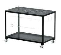 Hamster Cage Metal transparent hamster cage with swivel wheels and double doors(Medium)
