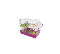 Hamster Cage Mouse Cage Small Animal Cage LAURA on 2 levels with Tubes and Accessories Included, 46 x 29,5 x 37,5 cm