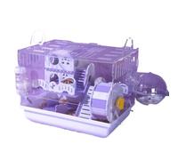 Hamster Cage Purple double-layer hamster cage luxury villa acrylic transparent