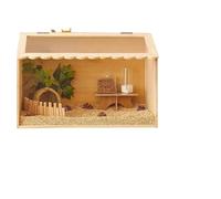 Hamster Cage Small Animals Cages Large Hamster House Indoor Constant Temperature Desktop Guinea Pigs Dwarf Rabbit Habitats(60x30x30cm)