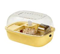 Hamster Cage - Small Pet Habitat | 50 x 30 x 35 cm Large Transparent Pet House, Portable Enclosure, Open Top, Safe Comfortable Mouse Cage for Home, Dorm, Sleep
