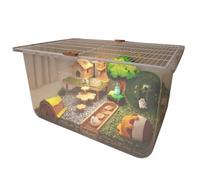Hamster cage transparent simple spacious breeding golden bear box Hamster Travel Cage