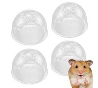 Hamster Cage Tunnel Plugs, Dwarf Tube End Connectors, End Caps Plumbing Tools with Ventilated Holes Pet Maze for Fun Activities Hamster Mice Animal Play Accessories