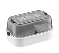 Hamster Cage Villas With Ventilated Top For Small Pet Guineapigs Hedgehogs Home Indoor Pet With Clear Lid Hamster