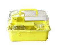 Hamster Cage with Running Wheel Clear Carrier