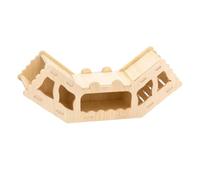 Hamster Cage Wooden Tunnel Natural Wooden Hollow Exploring Toy