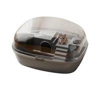 Hamster Cages And Habitats - Transparent House Cage For Small Animal Comfort - Spacious Habitat, Includes Exercise Wheel For Active, Easy Clean Design Ensures Pet Safety & Hygiene