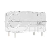 Hamster Cages Fully transparent hamster cage oversized villa luxurious acrylic double-layer