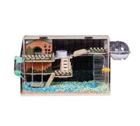 Hamster Cages Hamster cage acrylic transparent spacious villa for raising golden bears