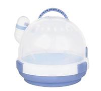 Hamster Cages Hamster cage portable small pet supplies handheld carrying(Blue)