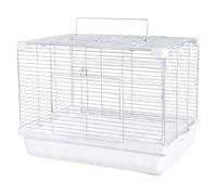 Hamster Cages Hamster cage with handle for easy carrying and hollow structure(White)