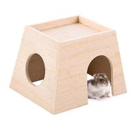 Hamster Cages Hamster House Small Animal Hideout Cage Hut Toy for Junior Gerbil hamster village accessories