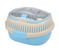 Hamster Cages Hamster Travel Portable Parrot Cage with Handle for Young Guinea Pigs Mini Gerbil(Blue)