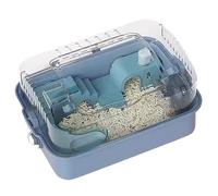 Hamster Cages Large space acrylic transparent breeding hamster with running wheel cage