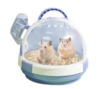 Hamster Cages - Small Animal Carrier Cage with Water Bottle | Anti-Chewing Hamster Carrier Small Animal Cages | Safe Hamster Cages Portable Lightweight Travel Case for Small Pets, Gerbils, Mice