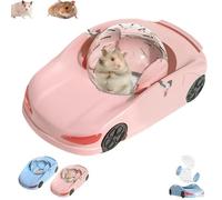 Hamster Car Novelty Wheel Running Ball Funny Exercise Toys for Small Animal Rat Chinchillas Ferrets Sugar Gliders (Pink)