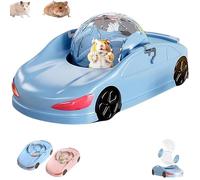 Hamster Car Novelty Wheel Running Ball Funny Exercise Toys for Small Animal Rat Chinchillas Ferrets Sugar Gliders (Blue)