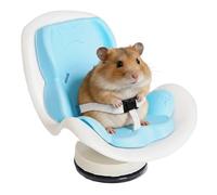 Hamster Car Seat, Clips-on & Adhesive Hamster Travel Car Harness Carrier Breathable Small Animals Vent Carrier for Hamsters, Gerbils, Guinea Pigs, Mice