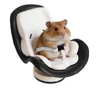 Hamster Car Seat, Clips-on & Adhesive Hamster Travel Car Harness Carrier Breathable Small Animals Vent Carrier for Hamsters, Gerbils, Guinea Pigs, Mice