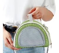 Hamster Carrier Bag, Breathable Portable Travel Pet Case, Lightweight Travel Pet Backpack Carrier, Comfortable Turtle Carrier Hangbag, Small Animal Travel Bag, Multi-Purpose Pet Carrier