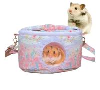 Hamster Carrier Bag - Pet Travel Bag, Portable Animal Carrier | Anti-Scratch Shoulder Bag, A Breathable Cage for Guinea Pig, Hedgehog, Bunny, Host