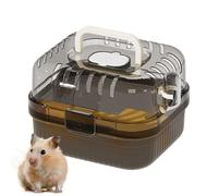 Hamster Carrier Cage - Breathable Travel Carrier | Portable Outdoor Lightweight Ventilated With Running Wheel Bag For Outing Traveling Car Outside Visit Transport