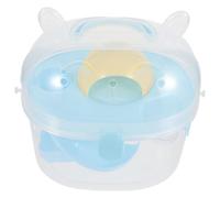 Hamster Carrier Cage Portable Plastic Small PET Travel Holder | Hamster and Rat, Subway Trips, Sturdy Build, Roomy Interior, Practical Carry Design