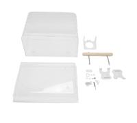 Hamster Carrier Cage Portable Small Animals Travel Case Clear Acrylic Multifunctional Pet Outgoing Cage with Screwdriver for Hamsters Gerbils Mice Lightweight Durable Spacious