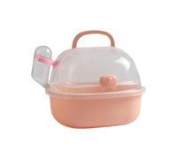 Hamster Carrier Cage - Portable Small Pet Travel Box, Breathable Outgoing Animal Carry Case with Water Bottle for Hamsters Gerbils Mice Dwarf Pets, Safe Escape-Proof Design for Home Travel