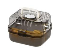 Hamster Carrier Cage, Travel Hamster Carrier, Breathable Travel Carrier - Ventilated Portable Lightweight Outdoor with Wheel Bag for a Visit Outside the Transport Car Driving Trip