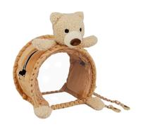 Hamster Carrier,Clear Window Backpack Cage | Parrot Take-out Bag - for Travel Pet Bunny Bearded Dragon Sugar Glider Bird Hedgehog Kitten Ferret Hamster