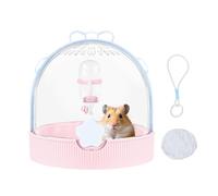 Hamster Carrier - Hamster Cage - Pet Carrier Bag with Drinking Bowl for Gerbils Birds Hedgehogs, Bird Chinchilla Hedgehog and Others