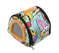 Hamster Carrier PET Shoulder Bag with Breathable Canvas Sponge | Outdoor Travel for Hamster and Rat, Comfortable Warmth, Ample Airflow, Carried Anywhere