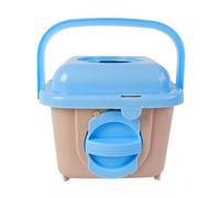 Hamster Carrier - Portable Case with Handle, Breathable Small Animal Travel Cage for Veterinary Visits, Lightweight PP Transport Box | Safe Ventilation for Gerbil, Chinchilla, Hedgehog, Ferret