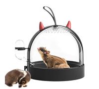 Hamster Carrier - Portable Hamster Cage, Small Animal Carrier Cage | Pig Carriers Hamster Bag, Small Animal Carry Container with 180 Degree Side Revolving Door, Hamster Carrier Cage for Hedgehog, Mice