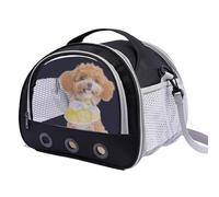 Hamster Carrier, Portable Small Animal Travel Bag, Multifunctional Guinea Pig & Bunny Hand Bag, Breathable Design with Transparent Window for Outdoor Comfort