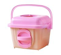 Hamster Carrier - Small Portable Crate, Breathable Travel Cage, Carry Box with Handle, Pet Carrier Carrier Veterinary Visit Accessories | Transport