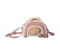 Hamster Carry Bag - Elastic Fabric & Arctic Velvet 24x19x17cm | Breathable Travel Pouch for Hedgehogs & Birds | Comfortable Portable Veterinarian Visit Bag