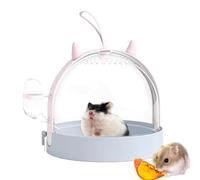 Hamster Carry Cage | Small Animal Carry Habitat Container | Hamster Carrier Cage for Gerbils, Hedgehogs, Mice. Its lightweight design makes it easy to carry, while the safe, ,