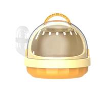 Hamster Carrying Case - Portable Hamster Travel Carrier, Small Animal Travel Cage | Panoramic Bag Guinea Pig Panoramic Bag with Detachable Water Bottle, Birds Parrots Carrier Pouch for Guinea Pig