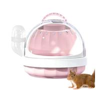 Hamster Carrying Case, Small Animal Carriers, Pet Carrier Bag, Panoramic Bag For Guinea Hog, Travel Carrier For Hamster, Rabbits Travel Carrier, Detachable Water Bottle Carrier