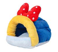 Hamster Cave Bed, Hamster Nest, Golden Bear Sleeping Bed, Pet Winter House, Warm Bed Nest Accessories for Hedgehog, Chinchilla, Hamsters and Small Animals